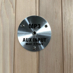Maxxus "Alpine" Dual Tech 3 person Low EMF FAR Infrared Sauna Canadian Hemlock - MX-J306-02S