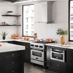 ZLINE Autograph Edition 30" 4.0 cu. ft. Dual Fuel Range with Gas Stove and Electric Oven in DuraSnow® Stainless Steel with Accents - RASZ-SN-30