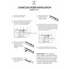 ZLINE Over the Range Microwave Charcoal Filters - MWO-CF