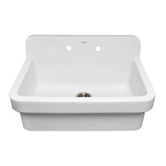 Whitehaus 30″ Old Fashioned Country Fireclay Kitchen Sink – OFCH2230