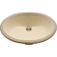 Alpha Model A1613 – Oval Porcelain Undermount Sink - A1613
