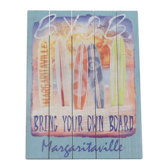 Margaritaville Wall Art, Bring Your Own Board - PSSR24-MV-1