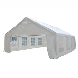 Aleko Heavy Duty Outdoor Canopy Tent with Windows - 20 X 30 Feet - PWT2030-AP