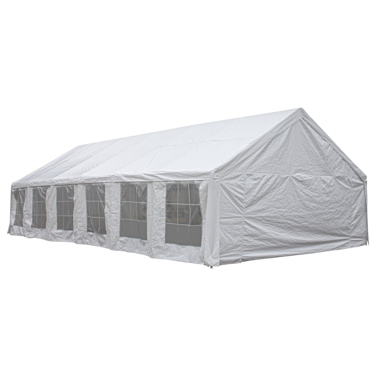 Aleko Heavy Duty Outdoor Canopy Event Tent with Windows - 20 X 40 FT - PWT20X40-AP