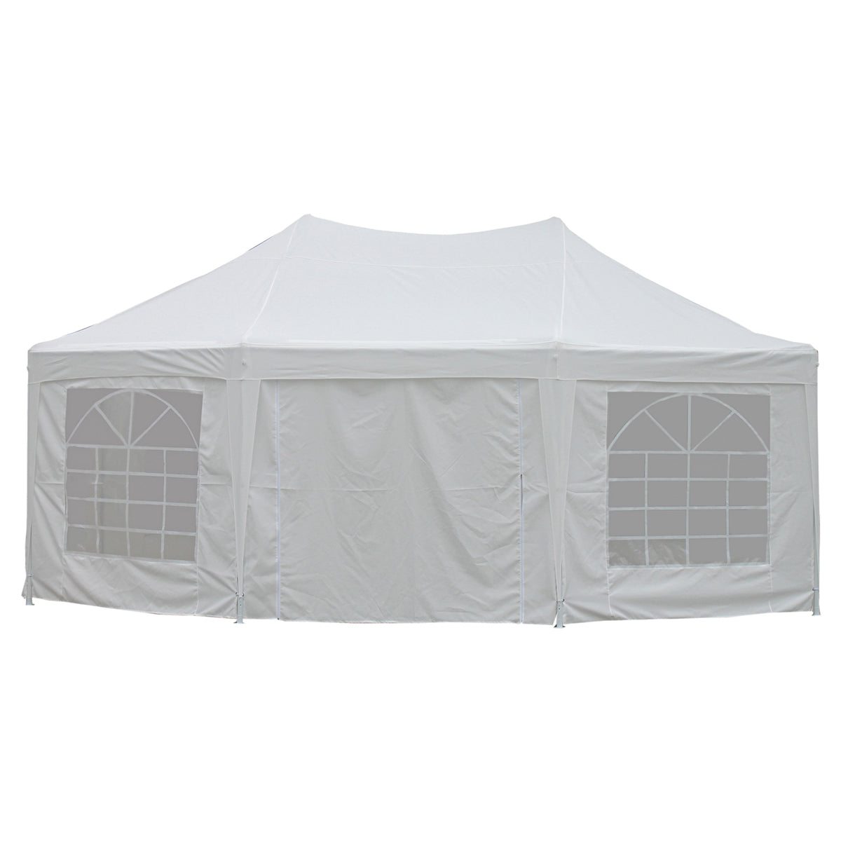 Aleko Heavy Duty Octagonal Outdoor Canopy Event Tent with Windows - 20 X 14 FT - PWT22X16-AP