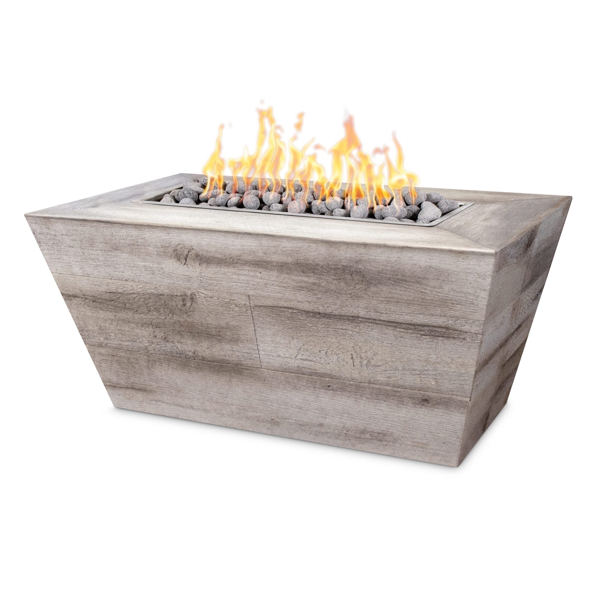 The Outdoor Plus PLYMOUTH WOOD GRAIN FIRE PIT - OPT-PLM