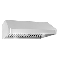 Cosmo 30" Ducted Under Cabinet Range Hood in Stainless Steel with Push Button Controls, LED Lighting and Permanent Filters - COS-QB75
