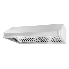 Cosmo 36" Under Cabinet Range Hood with Push Button Controls, Permanent Filters, LED Lights, Convertible from Ducted to Ductless (Kit Not Included) in Stainless Steel - COS-QB90