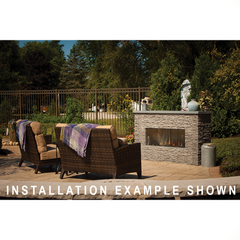 Cedar Creek Fireplace 72" Cedar Creek Outdoor Gas Fireplace - RFP72LECONLED