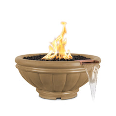 The Outdoor Plus ROMA CONCRETE – FIRE & WATER BOWL - OPT-ROMFW