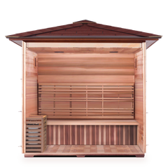 Enlighten MoonLight 4 Peak Outdoor Dry Traditional Sauna - T-16378