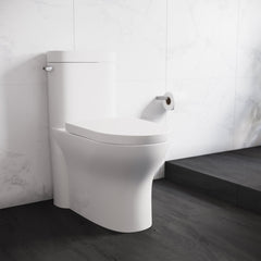 Swiss Madison Monaco One-Piece Elongated Toilet Side Flush 1.28 gpf - SM-1T109