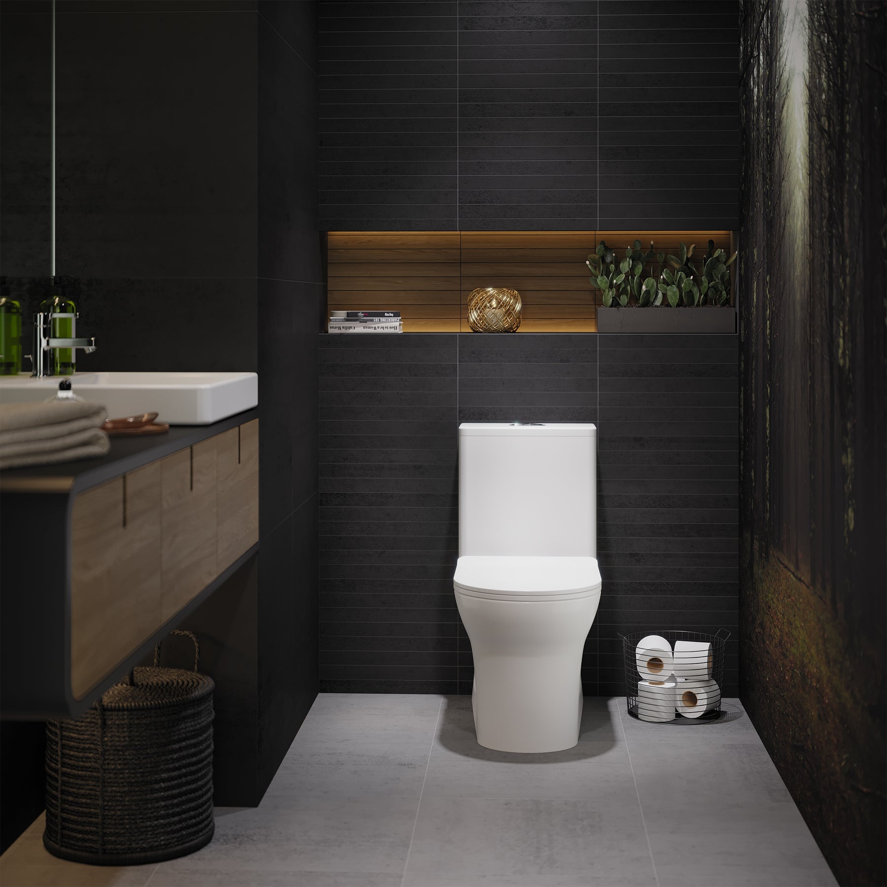 Swiss Madison Burdon One-Piece Elongated Toilet Vortex™ Dual-Flush 1.1/1.6 gpf - SM-1T111