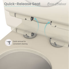 Swiss Madison Carré One-Piece Square Toilet Dual-Flush 1.1/1.6 gpf - SM-1T256