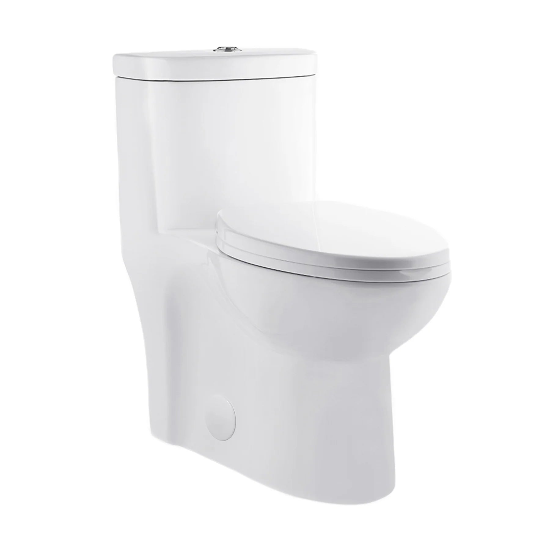 Swiss Madison Sublime One Piece Elongated Toilet with Touchless Retrofit Dual Flush 1.1/1.6 gpf ﻿- SM-1TK205
