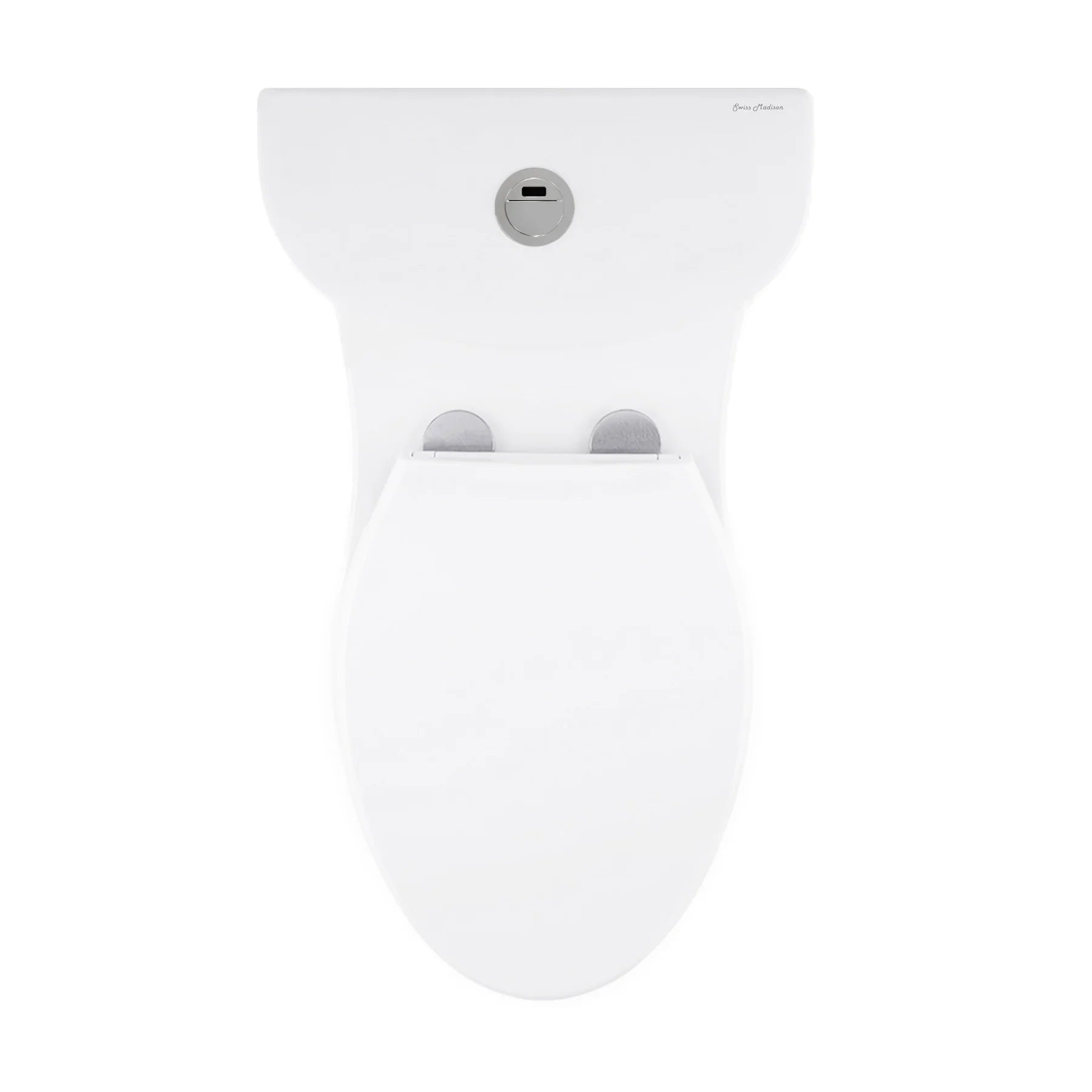 Swiss Madison Sublime One Piece Elongated Toilet with Touchless Retrofit Dual Flush 1.1/1.6 gpf ﻿- SM-1TK205