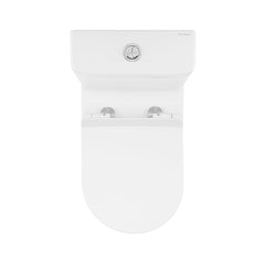 Swiss Madison Calice Two-Piece Elongated Rear Outlet Toilet Dual-Flush 0.8/1.28 gpf - SM-2T120