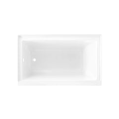 Swiss Madison Voltaire 54 in x 30 in Acrylic Glossy White, Alcove, Integral Left-Hand Drain, Bathtub - SM-AB562