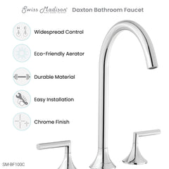 Swiss Madison  Daxton 8 in. Widespread Bathroom Faucet  SM-BF100