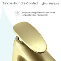 Swiss Madison Sublime 6.5 Single Handle, Bathroom Faucet - SM-BF10
