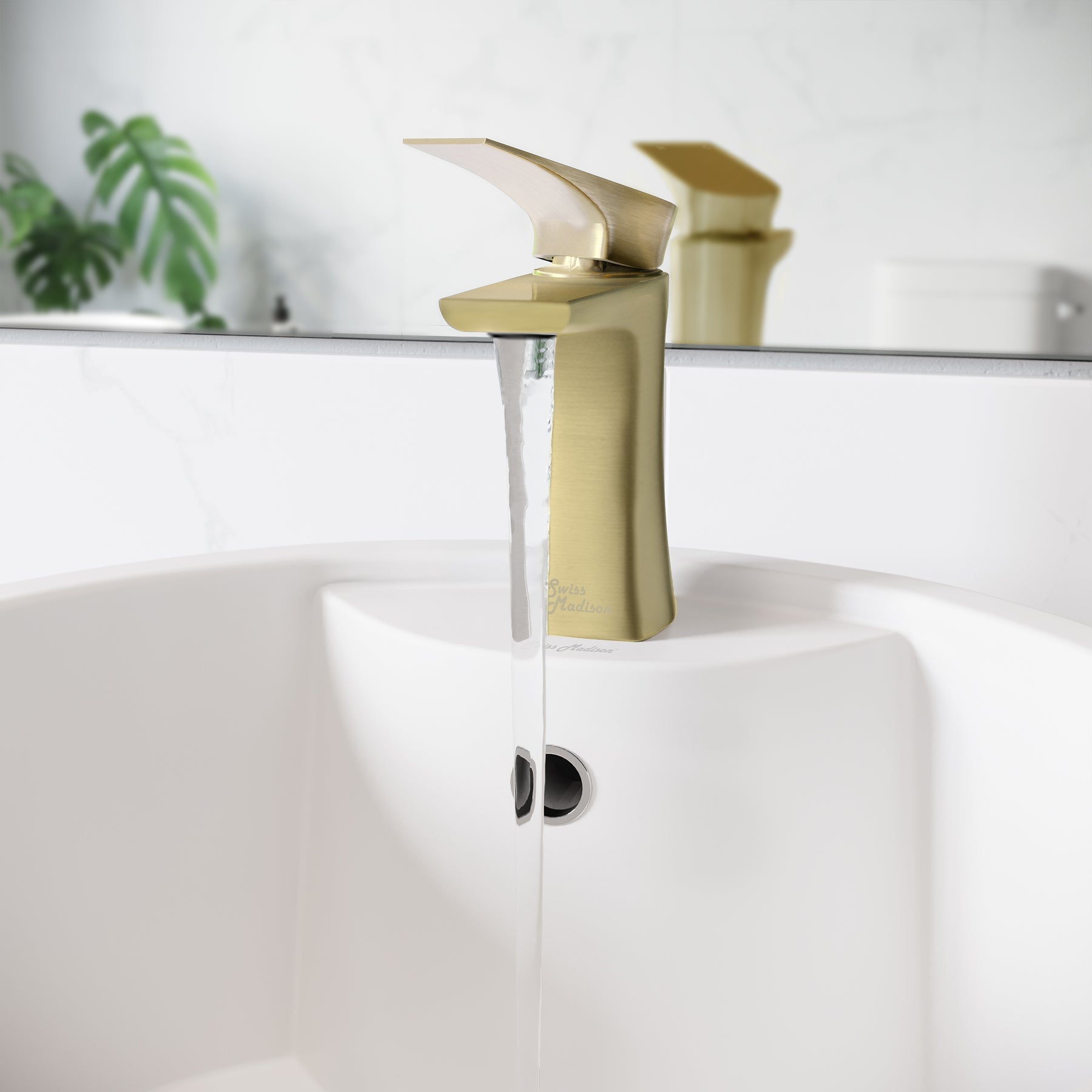 Swiss Madison Monaco Single Hole, Single-Handle, Bathroom Faucet - SM-BF20