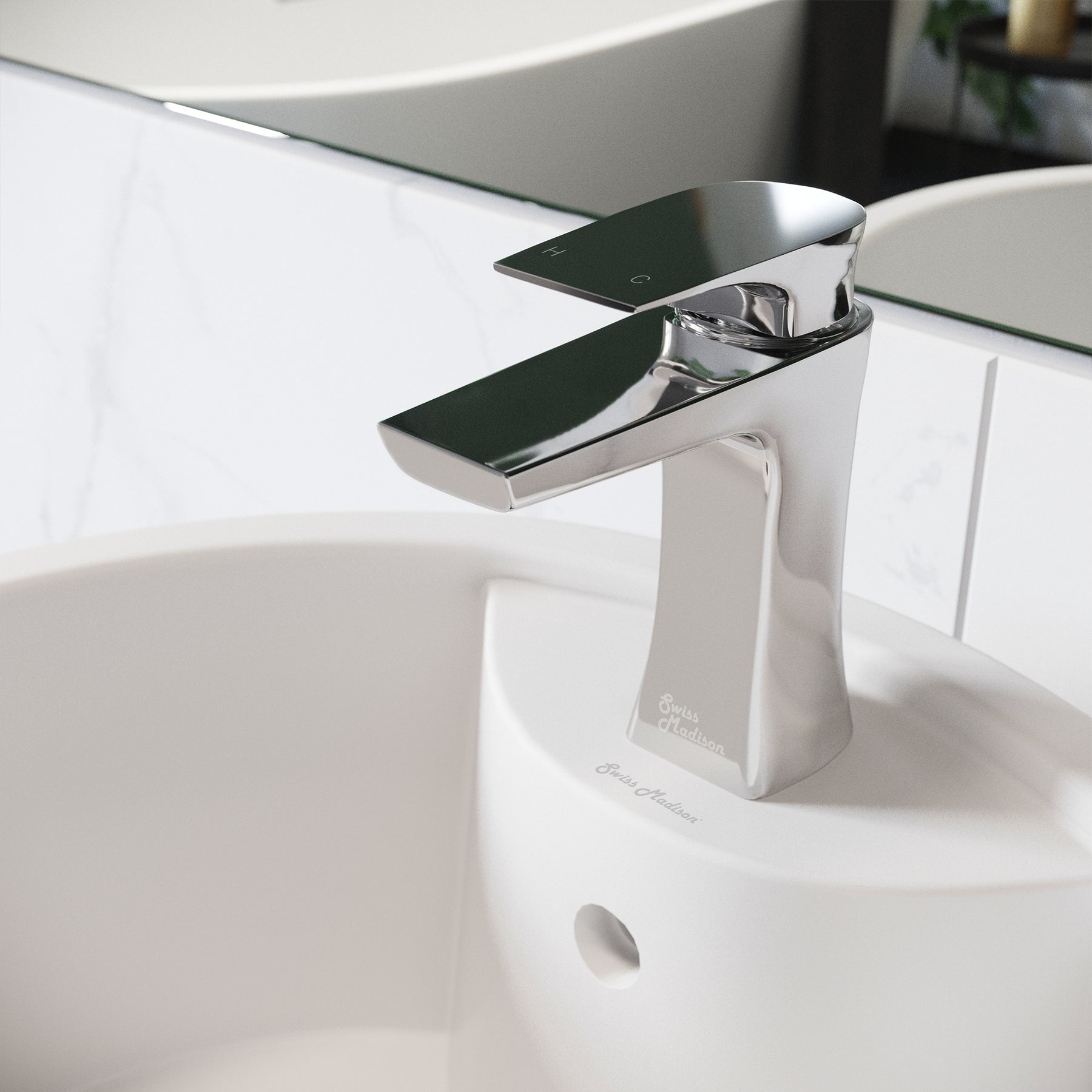 Swiss Madison Monaco Single Hole, Single-Handle, Bathroom Faucet SM-BF20