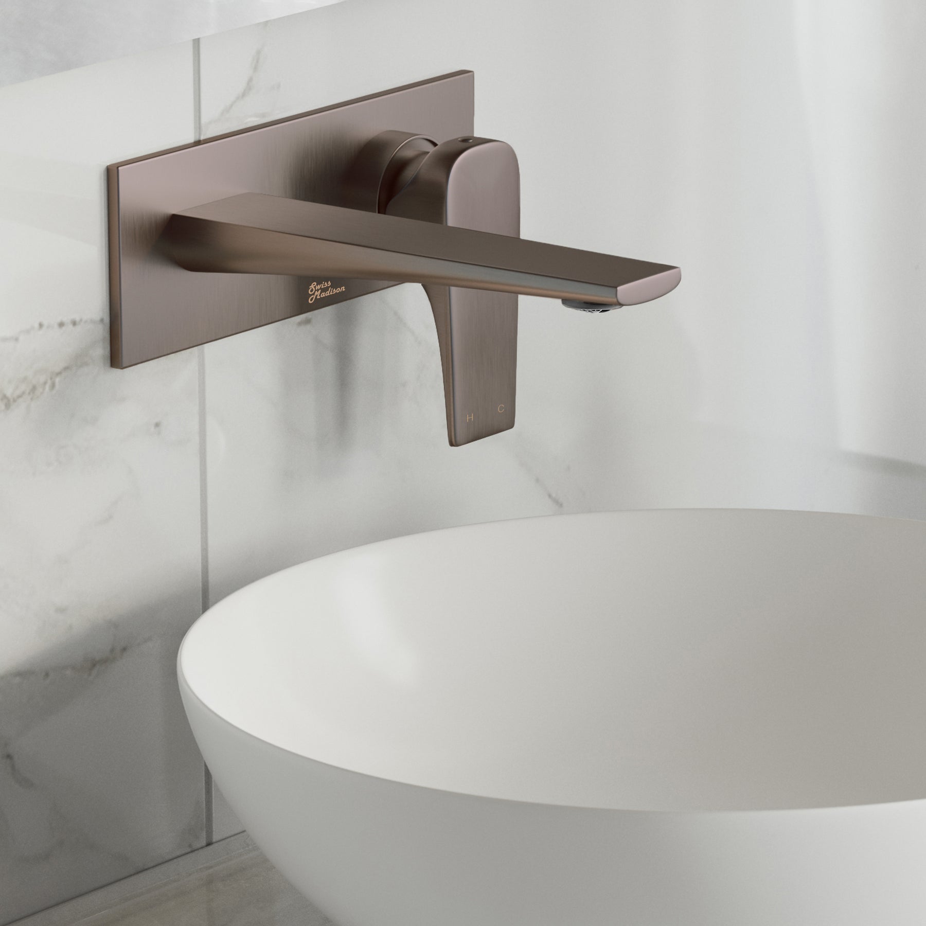 Swiss Madison Monaco Single-Handle, Wall-Mount, Bathroom Faucet - SM-BF23