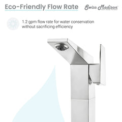 Swiss Madison Carré 9 Single-Handle, Bathroom Faucet - SM-BF31