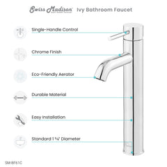 Swiss Madison Ivy 12.5 Single-Handle, Bathroom Faucet - SM-BF61