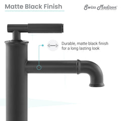 Swiss Madison Avallon Single Hole, Single-Handle Sleek, Bathroom Faucet - SM-BF90