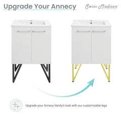 Swiss Madison Annecy Vanity Legs SM-BV25L