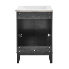 Swiss Madison Cascade 24" Bathroom Vanity in Black - SM-BV470B