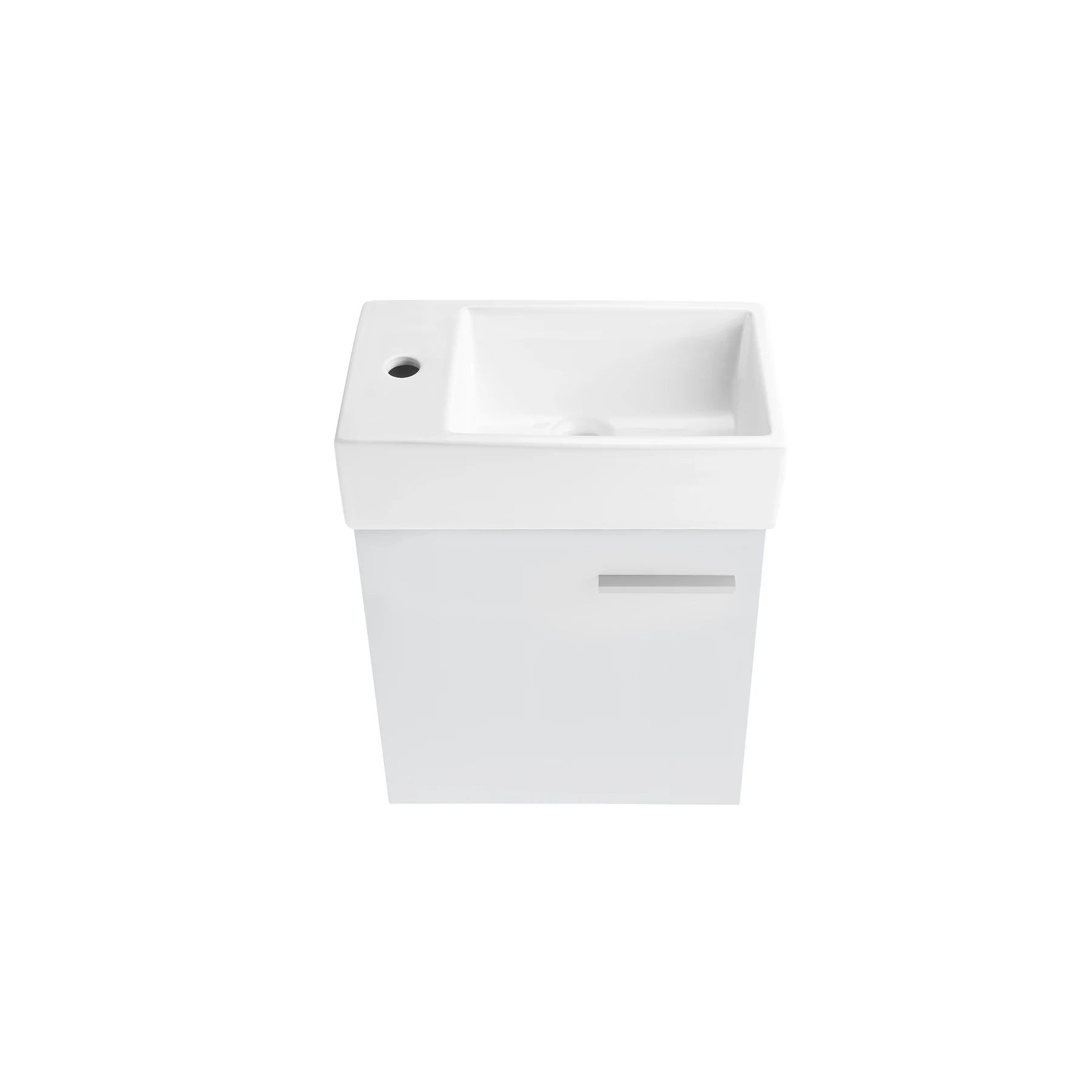 Swiss Madison Colmer 18" Wall-Mounted Bathroom Vanity in White - SM-BV61