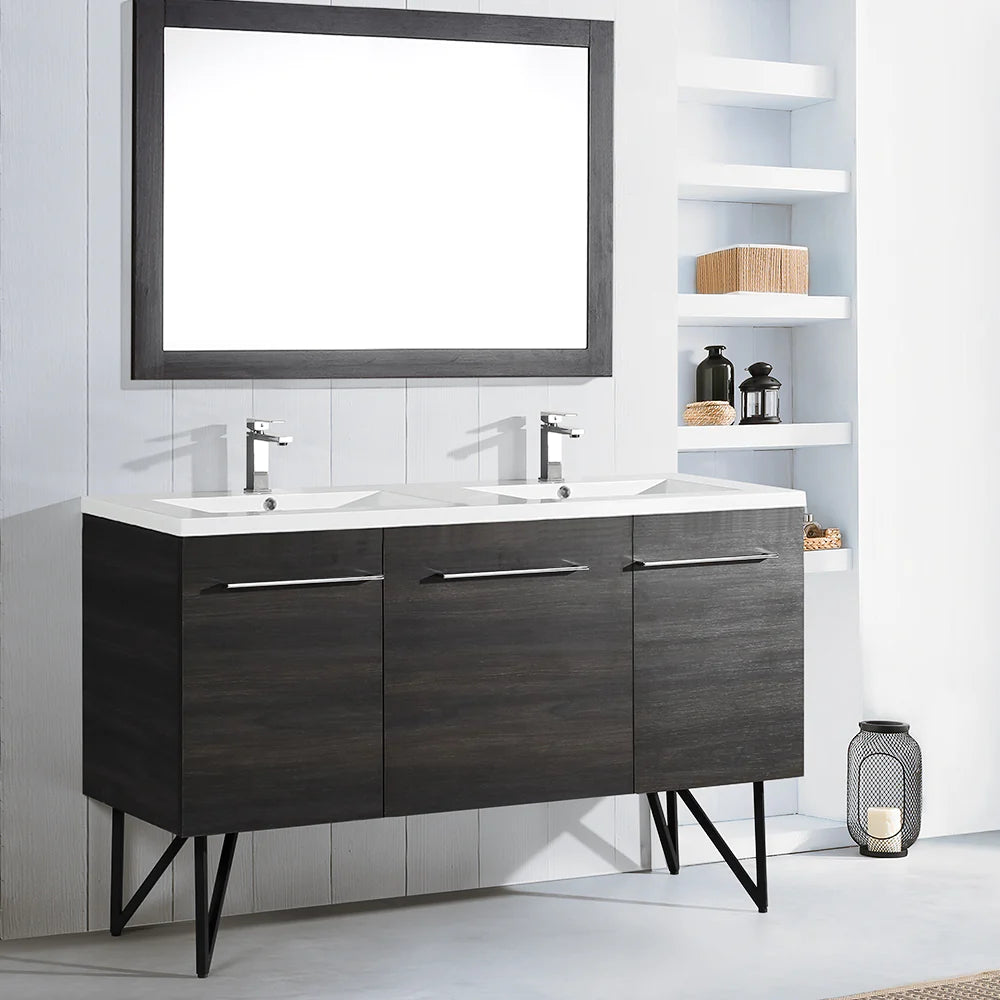 Swiss Madison 60" Vanity Top Bathroom Sink - SM-BVP60