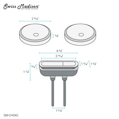 Swiss Madison Toilet Hardware - SM-CH04