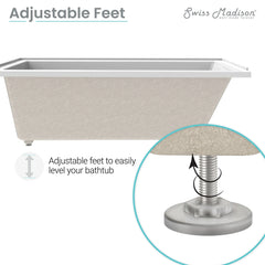 Swiss Madison Voltaire 60" X 30" Right-Hand Drain Alcove Bathtub - SM-DB560