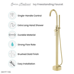 Swiss Madison Ivy Freestanding Bathtub Faucet - SM-FF11