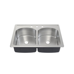 Swiss Madison Ouvert 33 x 22 Dual Basin, Top-Mount Kitchen Sink - SM-KT661