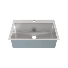Swiss Madison Ravi Single Basin 33 x 22 Topmount Kitchen Workstation Sink - SM-KT777