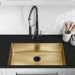 Swiss Madison Rivage 32" x 19" Single Basin, Undermount Kitchen Sink - SM-KU701