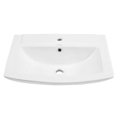 Swiss Madison Sublime Square Two-Piece Pedestal Sink - SM-PS306
