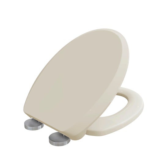 Swiss Madison Château Elongated Quick-Release Toilet Seat in Bisque - SM-QRS03BQ