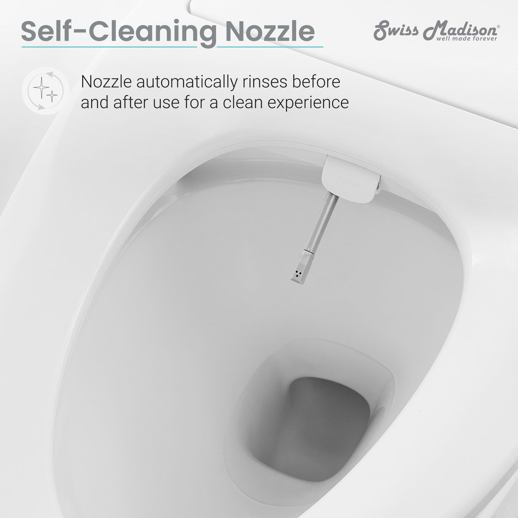 Swiss Madison Cascade Smart Toilet Seat Bidet - SM-STS21