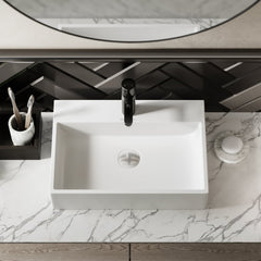 Swiss Madison Claire 20" Rectangle Ceramic Vessel Sink - SM-VS203