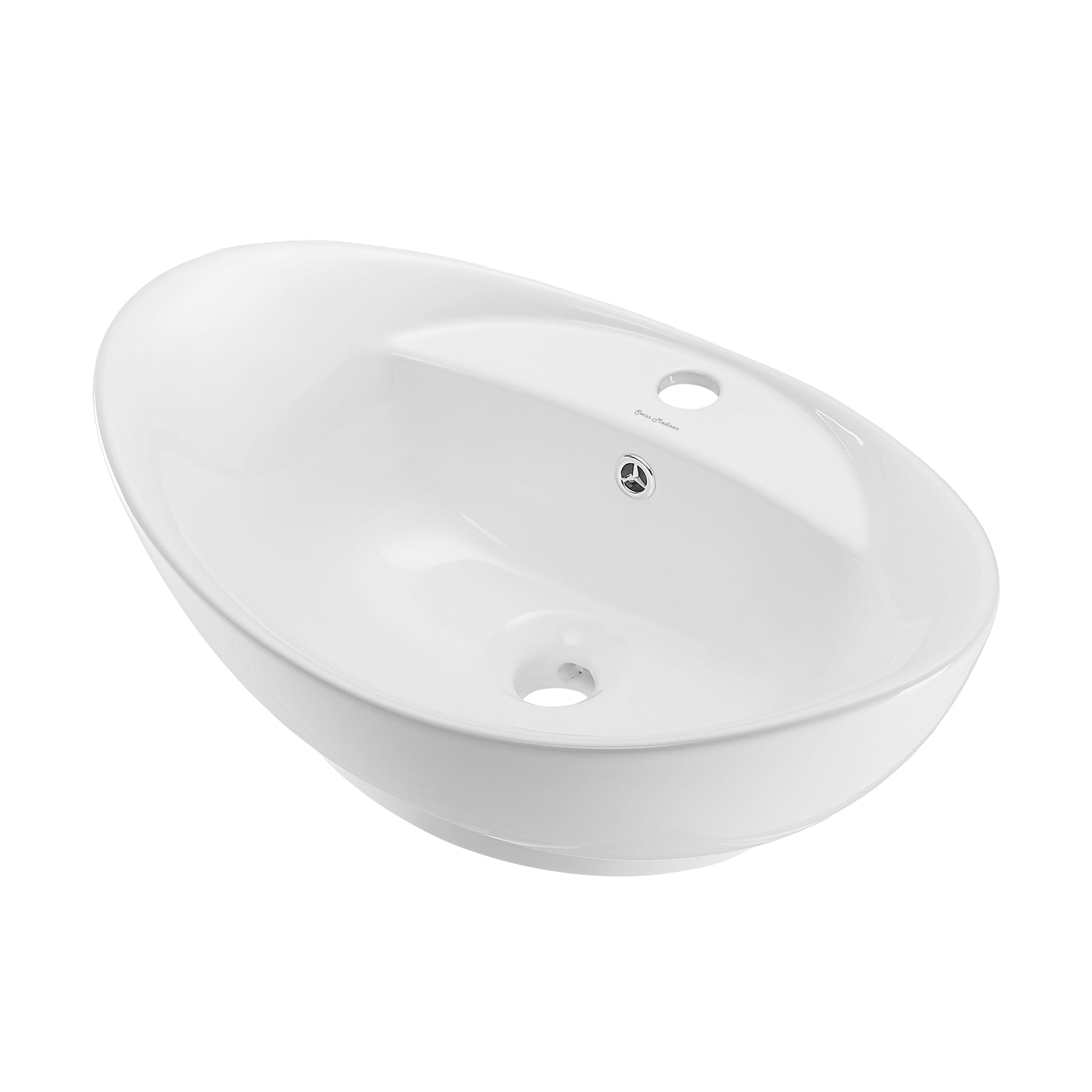 Swiss Madison Ivy 23" Oval Vessel Bathroom Sink - SM-VS211