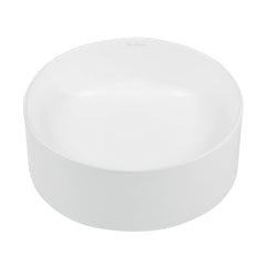 Swiss Madison Beau 16.5” Round Vessel Bathroom Sink in Matte White - SM-VS301MW