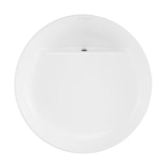 Swiss Madison Beau 16.5” Round Vessel Bathroom Sink in Matte White - SM-VS301MW