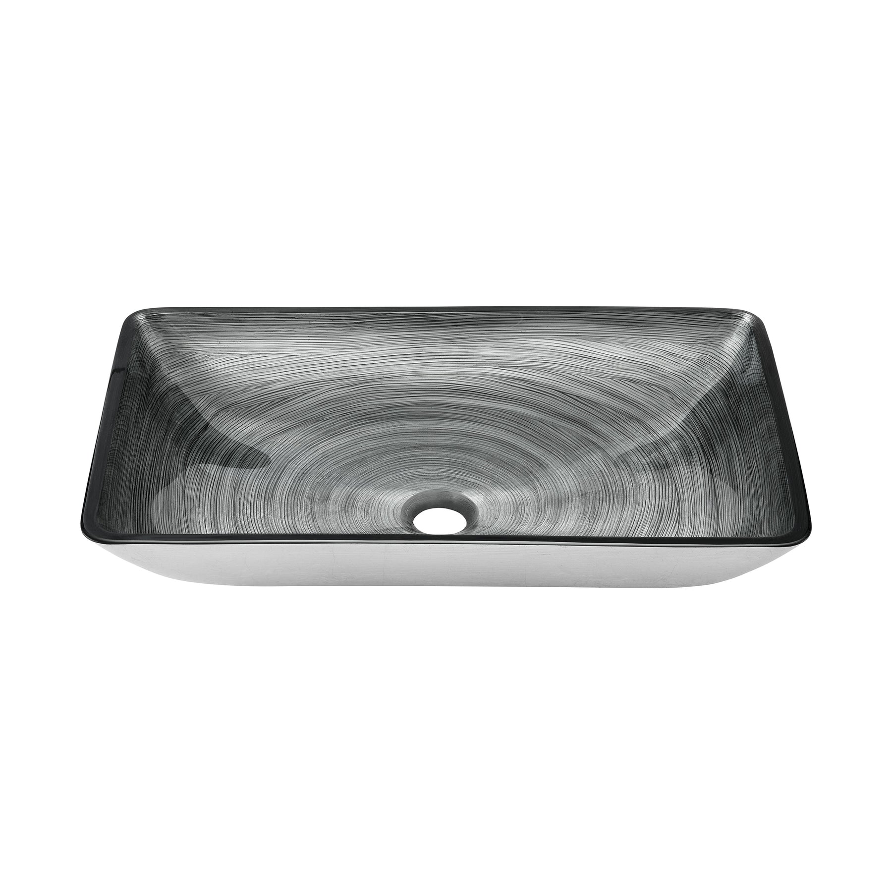 Swiss Madison Cascade Rectangular Glass Vessel Sink with Faucet - SM-VSF29