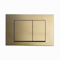 Swiss Madison Wall Mount Actuator Flush Push Button Plate with Square Buttons - SM-WC002