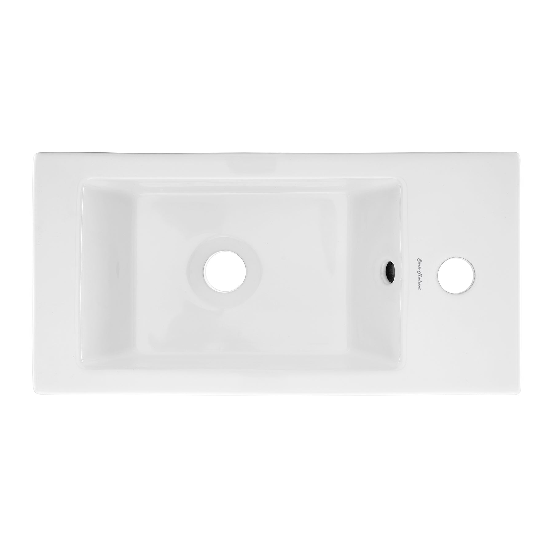 Swiss Madison Voltaire 19.5" Right Side Faucet Wall-Mount Bathroom Sink - SM-WS316